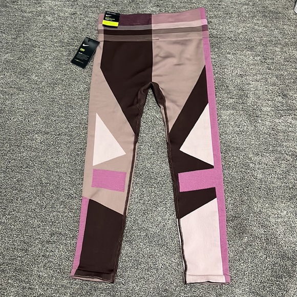 Nike Sculpt Icon Clash Crop Seamless 7/8 Tights - Picture 4 of 7